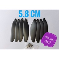 Flycam blades, replacement propellers 5.8cm (1 set of 8 blades) flycam E88max, f198, sg108pro, E99ma