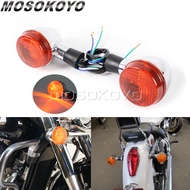 GE13 Motorcycle Turn Signal Light Flashing Amber Blinkers For Honda Shadow 750 VT750 VT 750 400 04-0