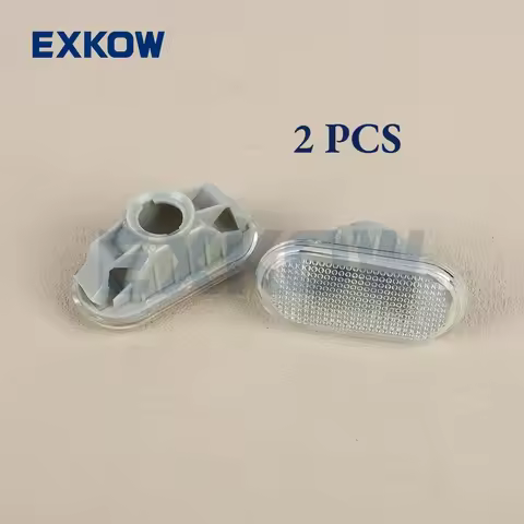 2PCS Side Flasher Lamp for Nissan Frontier Navara II D40 2004-2019 Qashqai J10 Pathfinder III R51 35