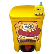 Capybara Cartoon Trash Can Cute Wastebasket with Lid Kids Room Bedroom Living Room Decor