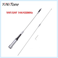 SG-7500 VHF/UHF 144/430MHz Stainless Steel 150W 3.5/6.0dBi Gain Antenna For Ham Mobile Car Radio BJ-