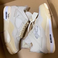 WMNS AIR JORDAN 4 OFF-WHITE SAIL