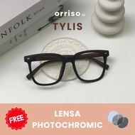 Orriso - Tylis Square Frame Bold Photochromic Glasses Min/ Plus/ Cyl Unisex