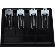 (BYIT) Hard Case Clip Cash Register Box New Classify Store Cashier Coin Drawer Box Cash Drawer Tray