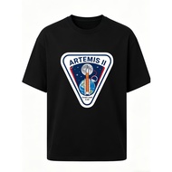 Artemis Ii Space Mission T-Shirt - Soft Round Neck Casual Tee With Moon Flight Graphic & Artemis Pri