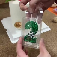 Creative Messi Football Birthday Candles Children Boys Cake Decoration Commemorative c Luo Boys Numb