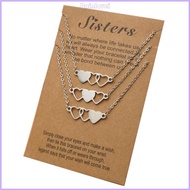 RAINL Stainless Steel Best Friend Necklace Suitable for 3 Sister and 3 Friends
