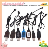 CHANMVPHD 5pcs Cable Charger 3.6 9.6 V 250ma Remote Control Accessories Battery Usb Charger