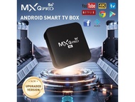 MXQ PRO 4K ANDROID TV BOX ANDROIDBOX TVBOX ANDROID TV 5G RAM 8GB ROM 128GB HDMI UNLOCK CHANNEL WIFI 