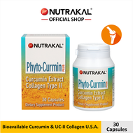 NUTRAKAL Phyto-Curmin Plus 30 capsules สารสกัดขมิ้นชันจากอิตาลีและ UCII จาก U.S.A