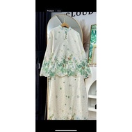 BAJU KURUNG SAGE GREEN EMERELD KURUNG RAYA 2025 PRELOVED GOOD QUALITY KURUNG SULAM