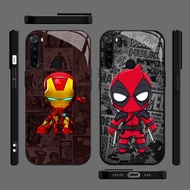 MK-44 Cartoon Marvel Liquid HD Glass Casing for OPPO Reno 6Z 6 5 4 3 A91 F15