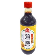 義美 全豆純釀造薄鹽醬油  420ml  1瓶