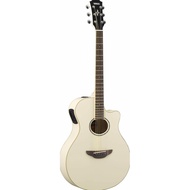 Yamaha Guitar APX 600 / APX600 - Vintage White + Softcase & 2 Picks