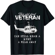 Uh1 Huey Helicopter Tshirt Army Aviation Shirt Veteran T-Shirt  Cotton Gift