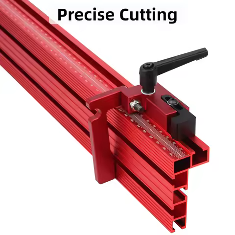Aluminum Profile Router Fence 40cm Multi T-Track Table Saw Fence Woodworking T-Slot Miter Track Fenc