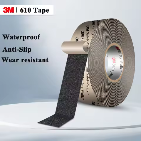 3M 610 Anti-Slip Adhesive Tape, Diamond Sand, Staircase, Hallway, Bathroom Floor, Wear-Resistant Tap