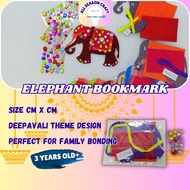 Felt Elephant Deco Hanger - Deepavali Craft for kids /Educational art & craft for adult kid