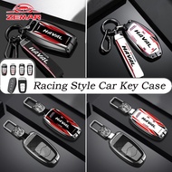 Haval Racing Style Car Key Shell Smart Key Case Protector Car Key Cover Key Ring Keychain Fashion Ac