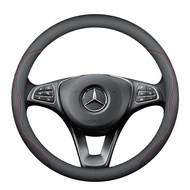steering wheel cover Mercedes-Benz leather steering wheel cover E-class E300L GLC C- class C260L C20
