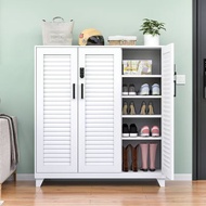 Entrance Steel Shoe Cabinet Foyer Storage Cabinet Large Capacity Shoe Cabinet