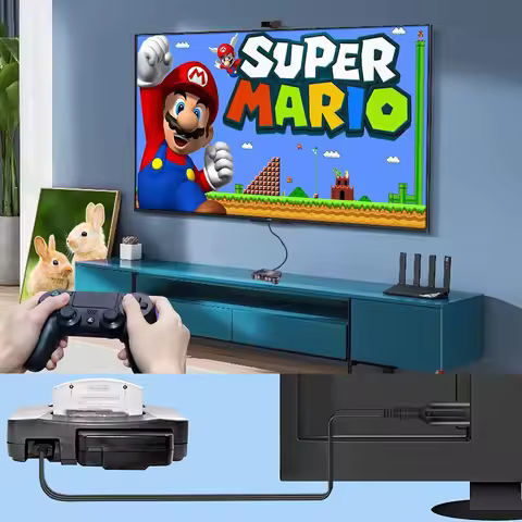 N64 to HDMI Converter Adapter HDMI Cable for N64/GameCube/SNES Video Cable 1M Male to male 1080P Nin