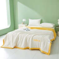 Seersucker Summer Air Condition Comforter King Size Breathable Cooling Feel Blanket Lightweight Cold