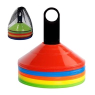 50Pcs Agility Soccer Cones Football Training Tools with Carry Bag Vibrant Color Reusable Sports Trai