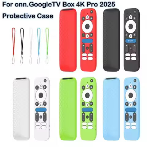 Silicone Protective Case with Lanyard Protector Remote Controller Cover Shockproof Soft Shell for on