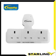 PowerPac 3 Way Extension Plug Adapter| Extension Wall Socket (PP277)