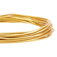 1Roll Brass Craft Wire Round Raw(Unplated) 12 Gauge(2mm) 5m/roll