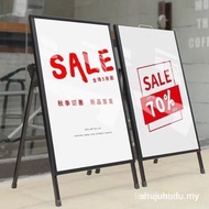 Single side 60x80cm Double Sided 60x90cm custom a-frame sign metal outdoor sign stand heavy business
