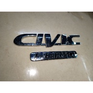 Emblem CIVIC FERIO Honda Civic Ek Eg Ej Original Japan Used