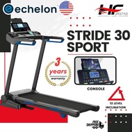 Echelon Stride 30 Sport Treadmill w 3 Years Warranty (Smart Foldable Cushioned Deck Bluetooth)