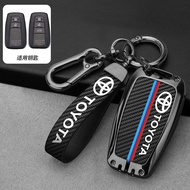 Reflective metal key cover - Toyota Camry Cross, Fortuner, Hilux, Cruiser Premium Type 3 and 4 butto