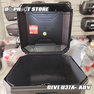 Givi U37A ADV Full Option 37L Case - Shockproof Lining, Backrest, Mesh - Genuine,