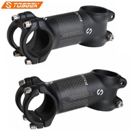 TOSEEK Bike Stem 31.8mm Bicycle Handlebar Stem 60/70/80/90/100/110/120mm Riser 6/17 Degree for Mount