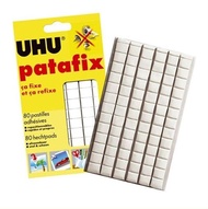 UHU Patafix กาวดินน้ำมัน 60 กรัม สีขาว (80 glue pads)