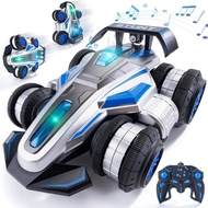 1:14 Scale RC Stunt Car, 360° Rotating Remote Control Car, 2.4GHz 4WD RC Car for Kids, Ages 6-12 Rac