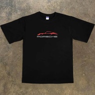Porsche 911 Printed Short Sleeves, Heavy Cotton, 718 Racing Club Customized T-Shirt