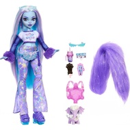 Monster High Doll, Abbey Bominable Yeti with Pet Mammoth Tundra & Accessories Including Furry Scarf 