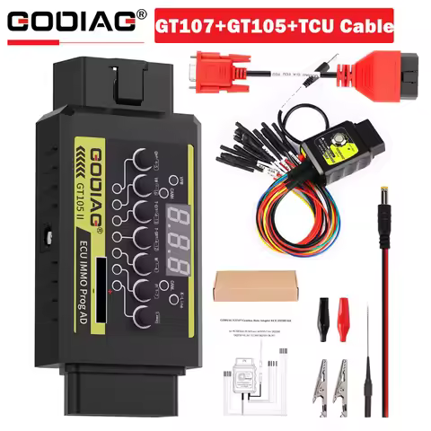 GODIAG GT107 + GT105 II DSG Plus Gearbox Data Adapter for Benz/BMW and G-A ECU/TCU Cable ECU GPT Ada