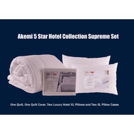 Akemi 5 Star Hotel Collection Supreme Set (Quilt & Pillow)