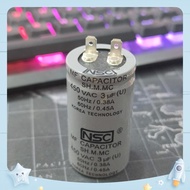 Oil capacitor 3uf -450v - 2-pin pile capacitor 3uf 450v