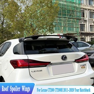 For Lexus CT200 CT200H 2011-2020 Year Hatchback Rear Window Roof Spoiler Wings ABS Plastic Carbon Bl