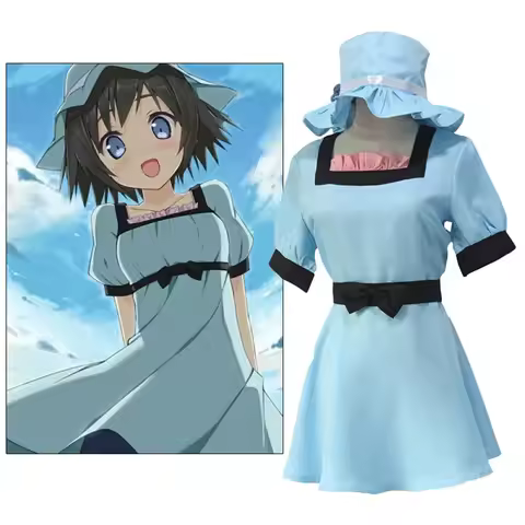 Anime Steins Gate Costume Lolita Maid Dress Halloween Shiina Mayuri Cosplay Clothing tt9]