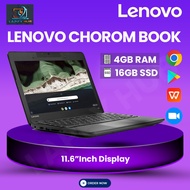 LENOVO N23 Chromebook || Intel Celeron N3060 || RAM 4GB SSD 16GB || Student & Worker Laptop