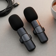 K35 3.5mm, K35 Mikrofon Lavalier Tanpa Wayar 3.5mm Omnidirectional Direka untuk Kamera dan Pembesar 