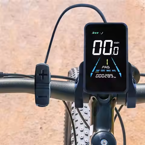 NC-81F Electric Mountain Bike Modification Lcd Display Waterproof Bike Modification Instrument Panel