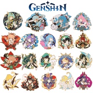 ✖◆Anime Genshin Impact Account Wendi Hu Tao Zhongli Brooch Pins Keqing Tartaglia Xiao Enamel Badge B